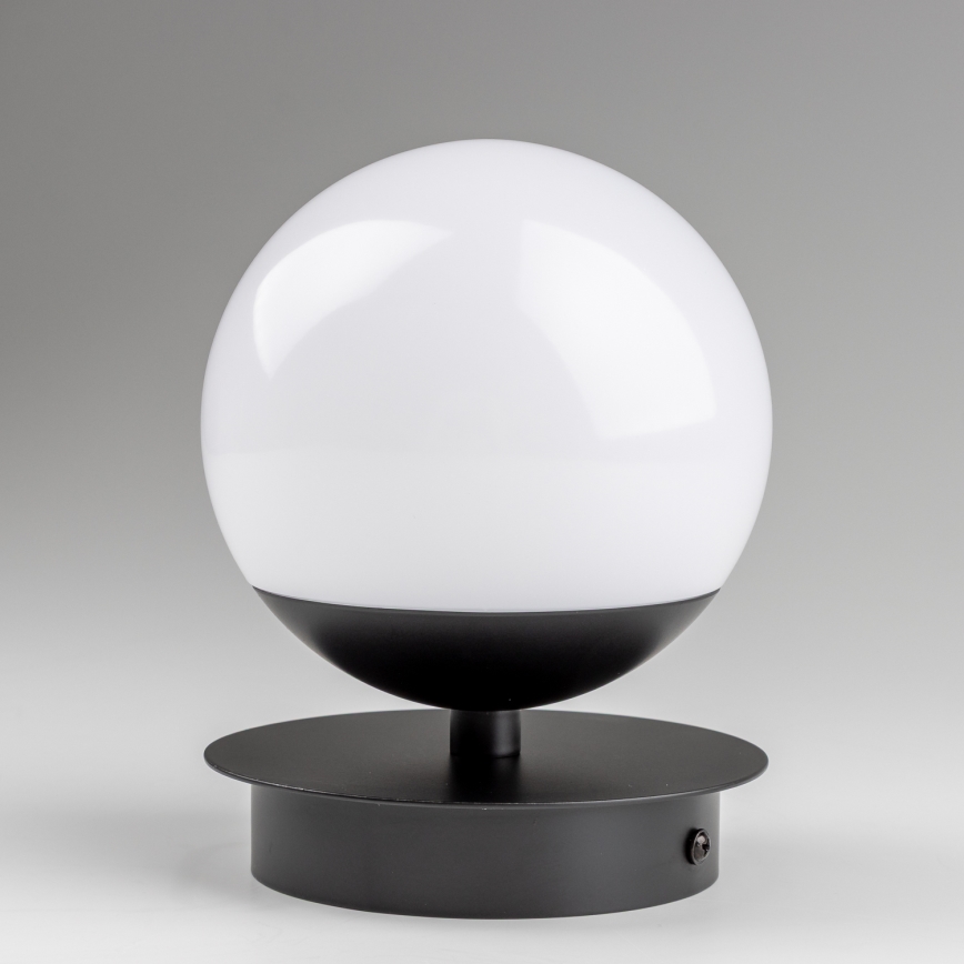Brilagi - LED-kylpyhuoneen seinävalaisin BALL LED/6W/230V 3000/4000/6500K IP44 musta