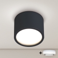 BRILAGI - LED Kylpyhuoneen spottivalaisin SMOOTH 1xGX53/15W/230V 60x82 mm musta IP54