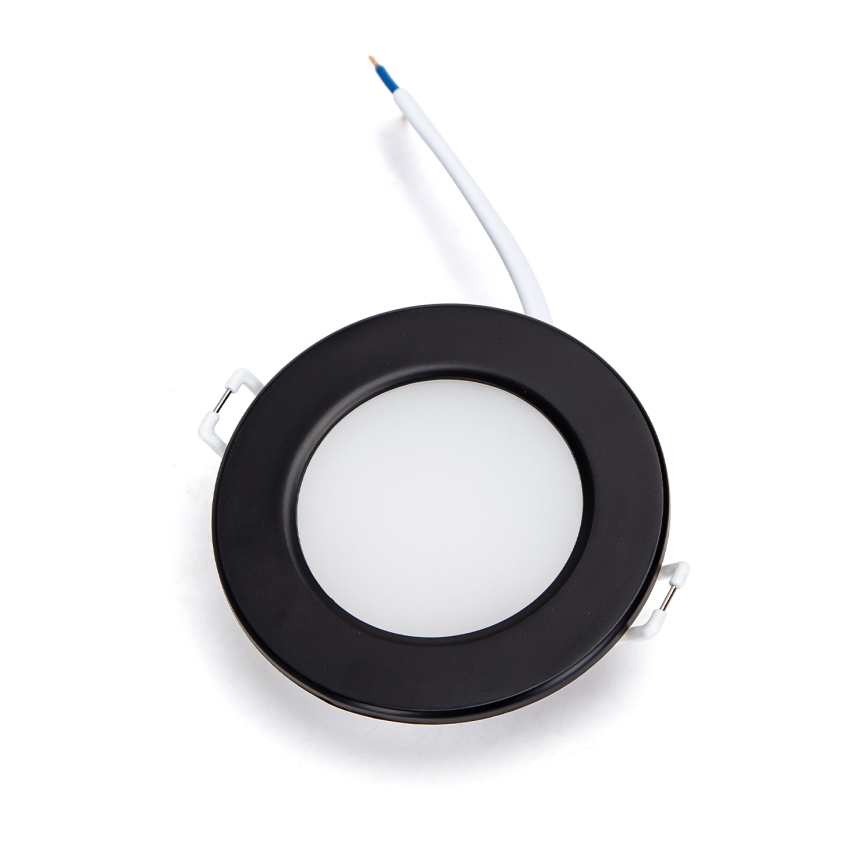 Brilagi - LED-kylpyhuoneen upotettava alasvalo LED/4,8W/230V 3000K musta IP65