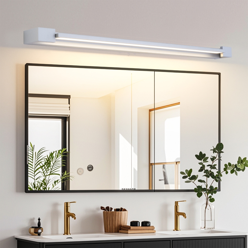 Brilagi - AQUA LINE LED-kylpyhuoneen peilivalaisin 24W 230V 90 cm IP44, mattakromi, CRI 90