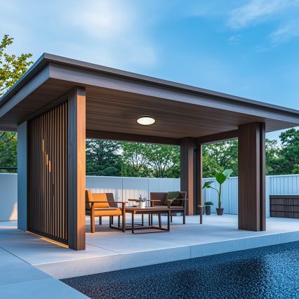 Brilagi - LED-kattovalaisin kylpyhuoneeseen ULTRA SLIM LED/12W/230V halkaisija 22,5 cm musta IP54