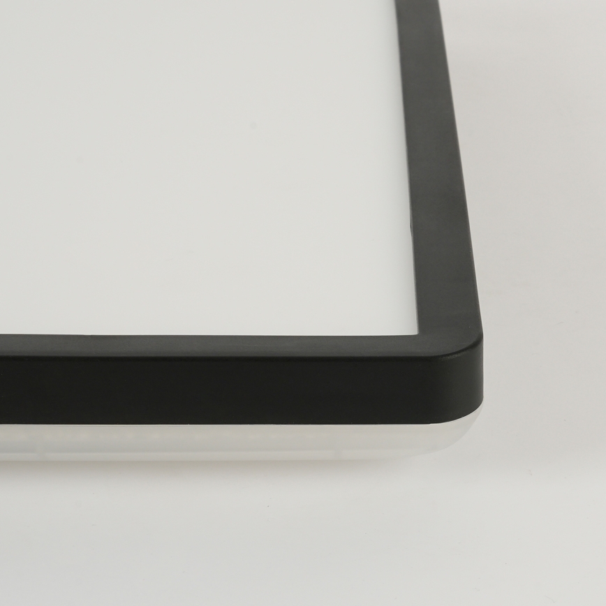 Brilagi - LED-kattovalaisin kylpyhuoneeseen ULTRA SLIM LED/18W/230V 30x30 cm musta IP54