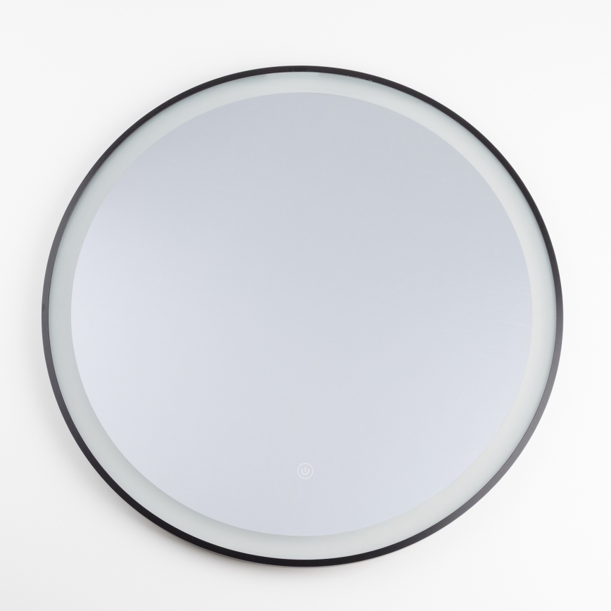 Brilagi - ASTI LED-kylpyhuonepeili 19W/230V Ø 60 cm, musta, IP44, CRI 90, himmennettävä + CCT