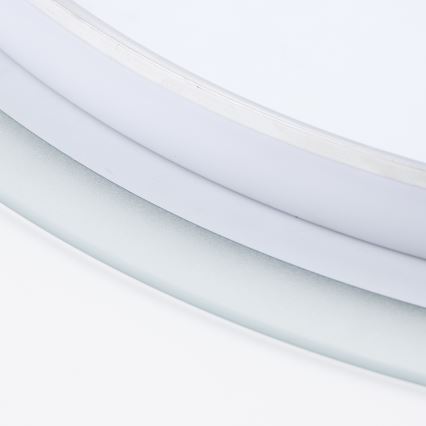 Brilagi - LED-kylpyhuonepeili BERNATE LED/19W/230V Ø 60 cm hopea IP44 CRI 90 himmennettävä + CCT