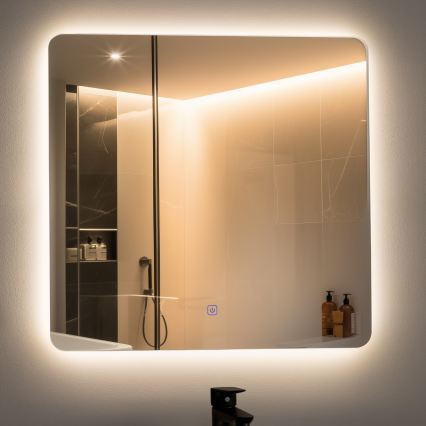 Brilagi - LED-kylpyhuonepeili COMO LED/24W/230V 60x60 cm IP44 CRI 90 himmennettävä + CCT