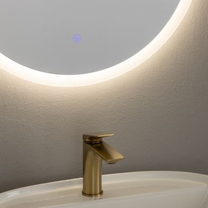 Brilagi - LED-kylpyhuonepeili CUNEO LED/19W/230V halkaisija 60 cm IP44 CRI 90 himmennettävä + CCT