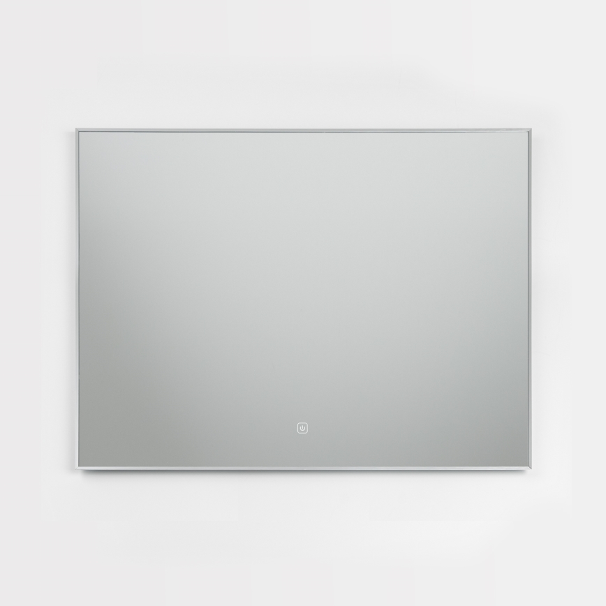 Brilagi - LED-kylpyhuonepeili DESIO LED/28W/230V 60x80 cm hopeanvärinen IP44 CRI 90 himmennettävä + CCT