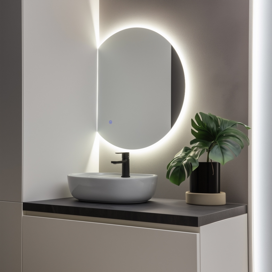 Brilagi - Kylpyhuonepeili MEZZO LED/18W/230V 60x50 cm IP44 CRI 90 himennettävä + CCT