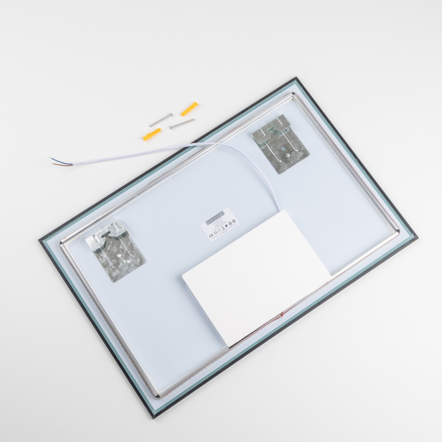 Brilagi - LED-kylpyhuonepeili SUELLO LED/20W/230V 40x60 cm musta IP44 CRI 90 himmennettävä + CCT