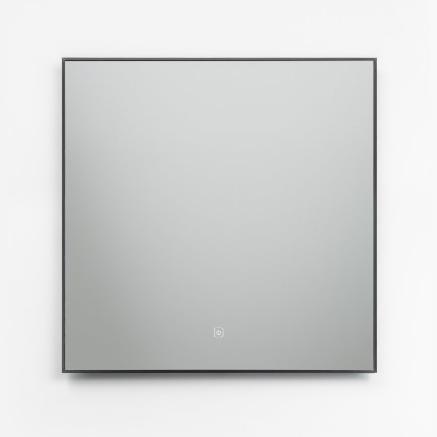 Brilagi - Kylpyhuonepeili SUELLO LED/24W/230V 60x60 cm musta IP44 Ra 90 himmennettävä + CCT