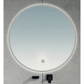 BRILAGI - LED-kylpyhuonepeili VENA SILVER LED/26W/230V halkaisija 80 cm IP44 CRI 90 himmennettävä + CCT