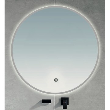 BRILAGI - LED-kylpyhuonepeili VENA SILVER LED/26W/230V halkaisija 80 cm IP44 CRI 90 himmennettävä + CCT