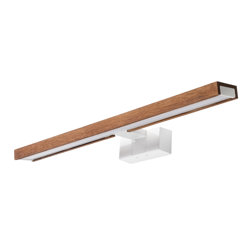 Brilagi - LED-kylpyhuoneen peilivalaisin 3-in-1 WOODY MIRROR LED/12W/230V 60 cm IP44 valkoinen/tammi-kirsikka