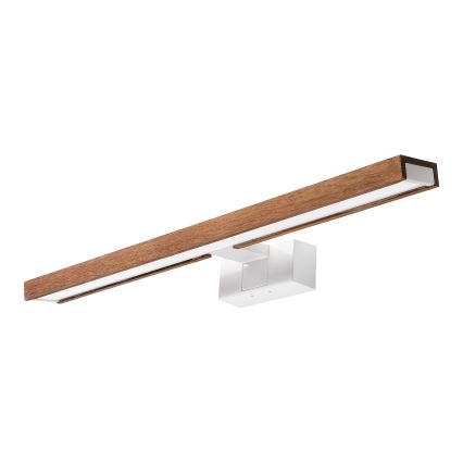 Brilagi - LED-kylpyhuoneen peilivalaisin 3-in-1 WOODY MIRROR LED/12W/230V 60 cm IP44 valkoinen/tammi-kirsikka