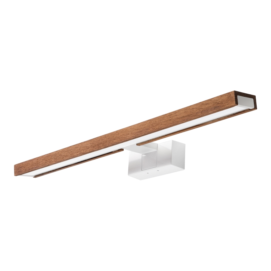 Brilagi - LED-kylpyhuoneen peilivalaisin 3-in-1 WOODY MIRROR LED/12W/230V 60 cm IP44 valkoinen/tammi-kirsikka