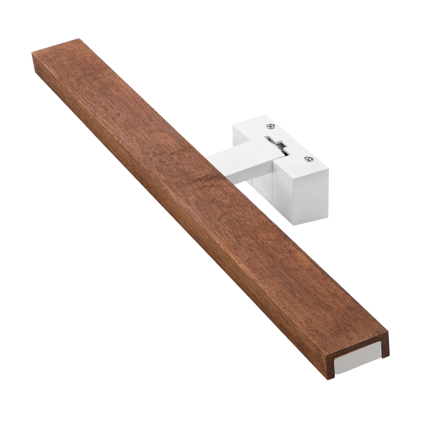Brilagi - LED-kylpyhuoneen peilivalaisin 3-in-1 WOODY MIRROR LED/12W/230V 60 cm IP44 valkoinen/tammi-kirsikka