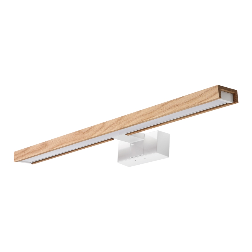 Brilagi - LED-kylpyhuonepeilin valaistus 3-in-1 WOODY MIRROR LED/12W/230V 60 cm IP44 valkoinen/tammi