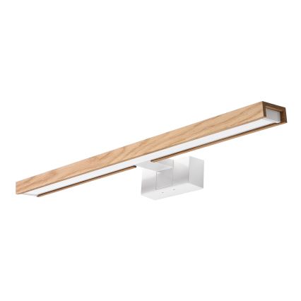 Brilagi - LED-kylpyhuonepeilin valaistus 3-in-1 WOODY MIRROR LED/12W/230V 60 cm IP44 valkoinen/tammi