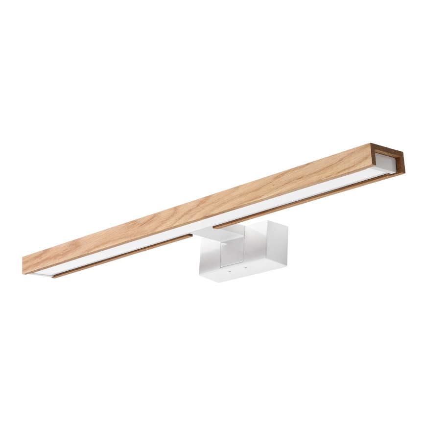 Brilagi - LED-kylpyhuonepeilin valaistus 3-in-1 WOODY MIRROR LED/12W/230V 60 cm IP44 valkoinen/tammi