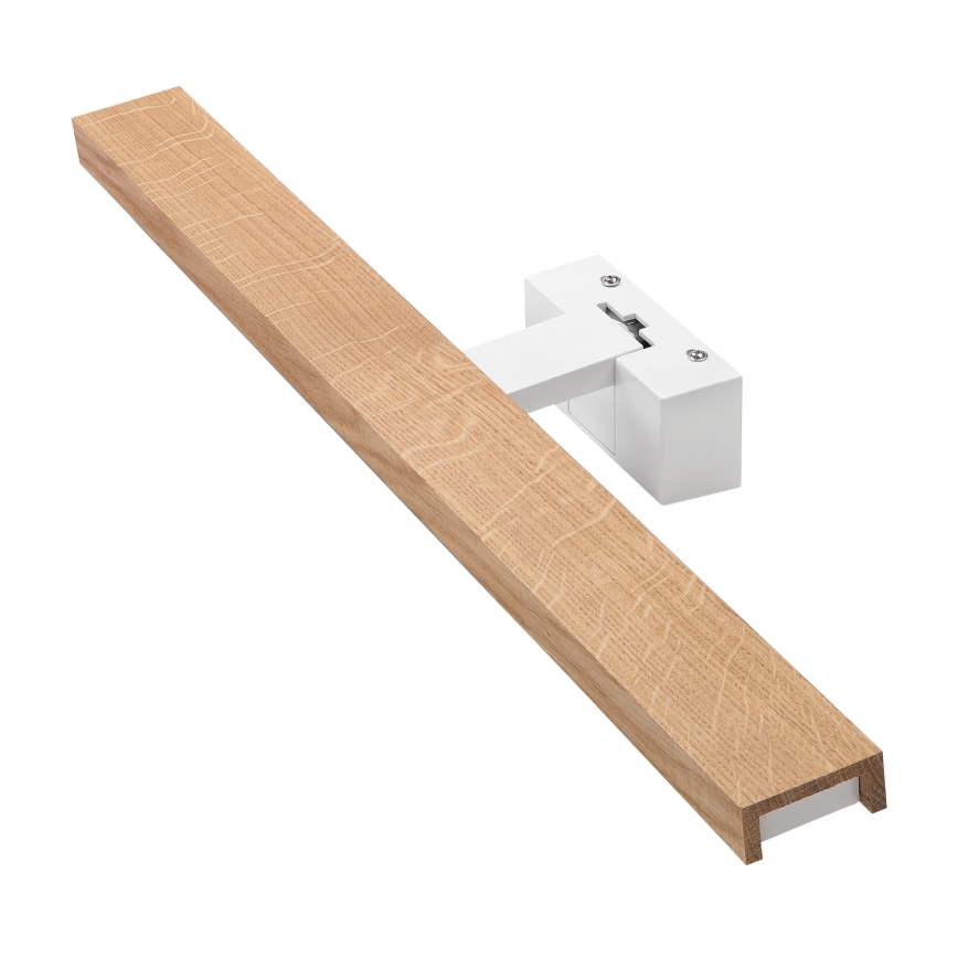 Brilagi - LED-kylpyhuonepeilin valaistus 3-in-1 WOODY MIRROR LED/12W/230V 60 cm IP44 valkoinen/tammi