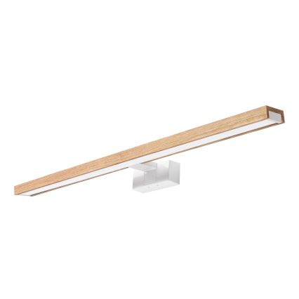 Brilagi - LED-kylpyhuonepeilin valaistus 3-in-1 WOODY MIRROR LED/15W/230V 80 cm IP44 valkoinen/tammi