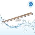 Brilagi - LED-kylpyhuonepeilivalaisin WOODY MIRROR 3-in-1 LED/15W/230V 80 cm IP44 valkoinen/tammi/saksanpähkinä