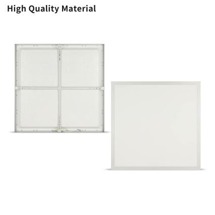 Brilagi - LED-kylpyhuoneen kattovalaisin FRAME LED/50W/230V 3000/4000/6000K 60x60 cm IP44 hopea