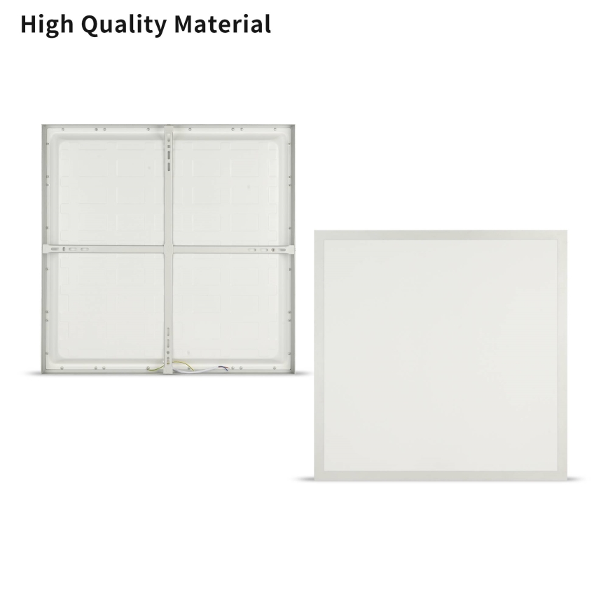 Brilagi - LED-kylpyhuoneen kattovalaisin FRAME LED/50W/230V 3000/4000/6000K 60x60 cm IP44 hopea