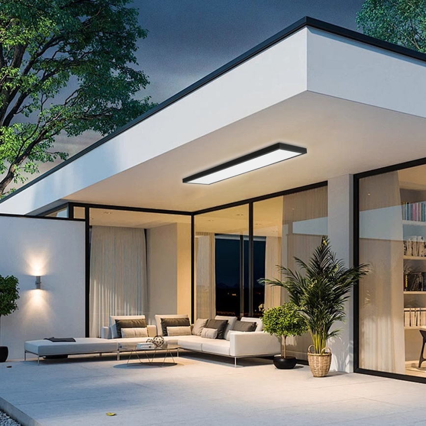 Brilagi - LED-kylpyhuoneen kattovalaisin FRAME LED/50W/230V 120x30 cm 3000/4000/6000K IP44 musta