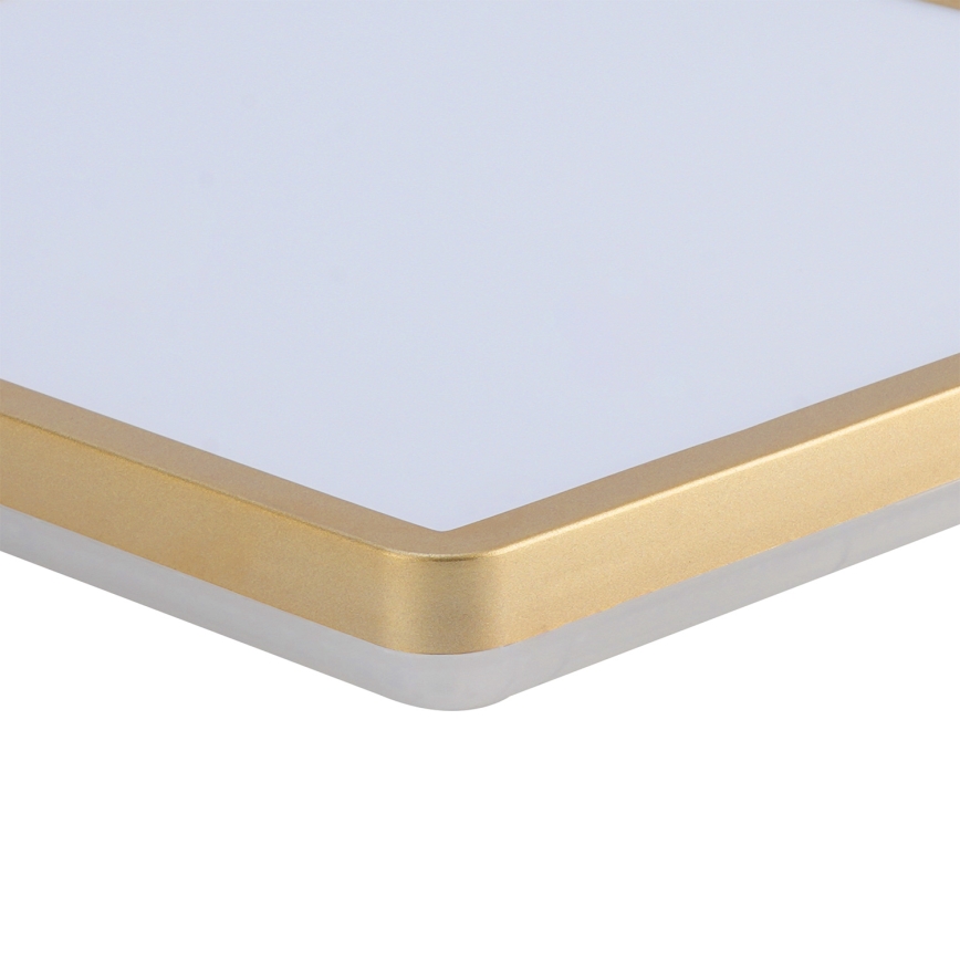 Brilagi - LED-kylpyhuoneen kattovalaisin ULTRA SLIM LED/18W/230V 30x30 cm kultainen IP54
