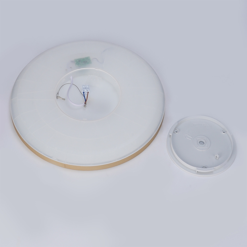 Brilagi - LED-kylpyhuoneen kattovalaisin ULTRA SLIM LED/24W/230V halkaisija 42 cm kultainen IP54