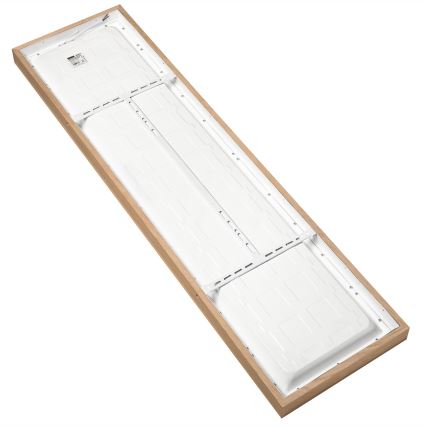 Brilagi - LED Kylpyhuoneen kattovalaisin WOODY FRAME LED/40W/230V 120x30 cm IP44 tammi