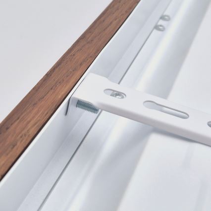 Brilagi - LED-kylpyhuoneen kattovalaisin WOODY FRAME LED/40W/230V 120x30 cm IP44 tammi/kirsikka