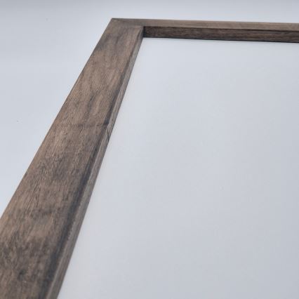 Brilagi - LED-kylpyhuoneen kattovalaisin WOODY FRAME LED/40W/230V 120x30 cm IP44 tammi/pähkinä