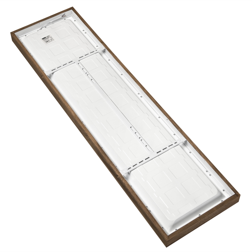 Brilagi - LED-kylpyhuoneen kattovalaisin WOODY FRAME LED/40W/230V 120x30 cm IP44 tammi/pähkinä