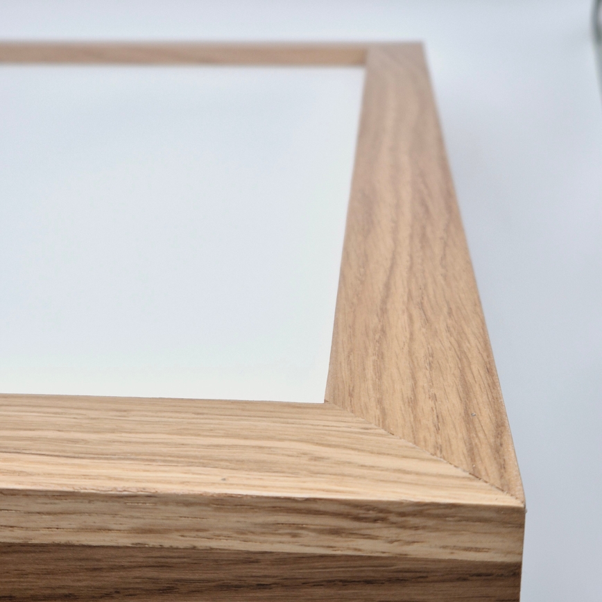 Brilagi - LED-kylpyhuoneen kattovalaisin WOODY FRAME LED/40W/230V 60x60 cm IP44 tammi