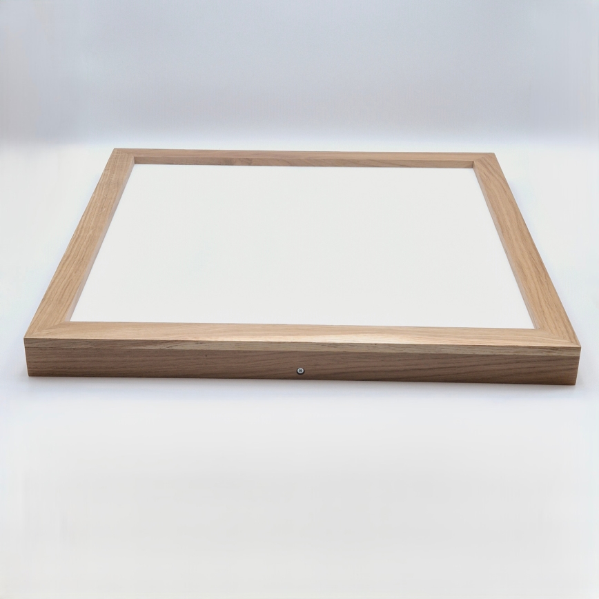 Brilagi - LED-kylpyhuoneen kattovalaisin WOODY FRAME LED/40W/230V 60x60 cm IP44 tammi