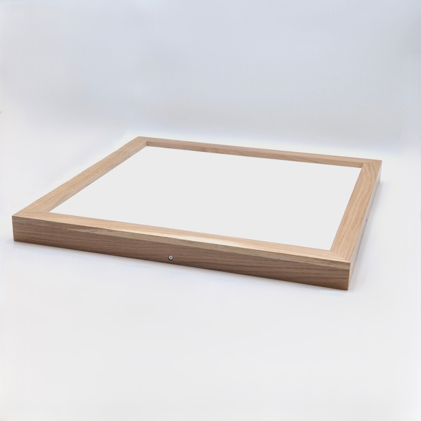 Brilagi - LED-kylpyhuoneen kattovalaisin WOODY FRAME LED/40W/230V 60x60 cm IP44 tammi