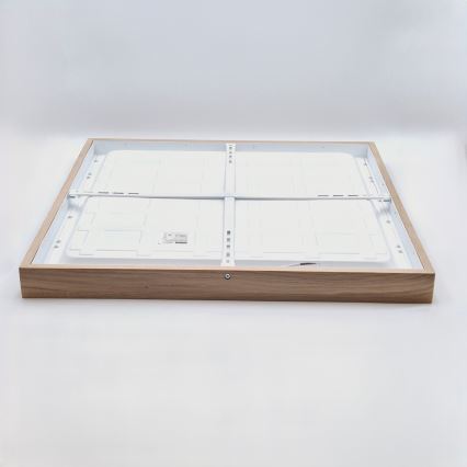 Brilagi - LED-kylpyhuoneen kattovalaisin WOODY FRAME LED/40W/230V 60x60 cm IP44 tammi