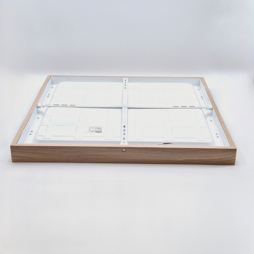 Brilagi - LED-kylpyhuoneen kattovalaisin WOODY FRAME LED/40W/230V 60x60 cm IP44 tammi