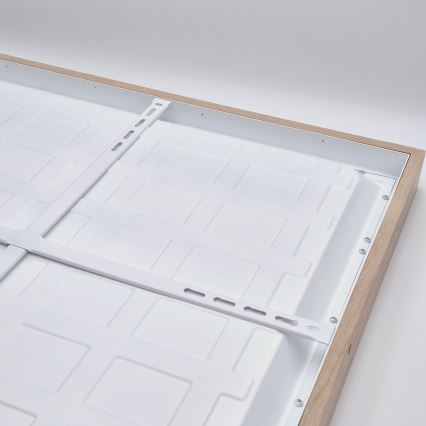 Brilagi - LED-kylpyhuoneen kattovalaisin WOODY FRAME LED/40W/230V 60x60 cm IP44 tammi