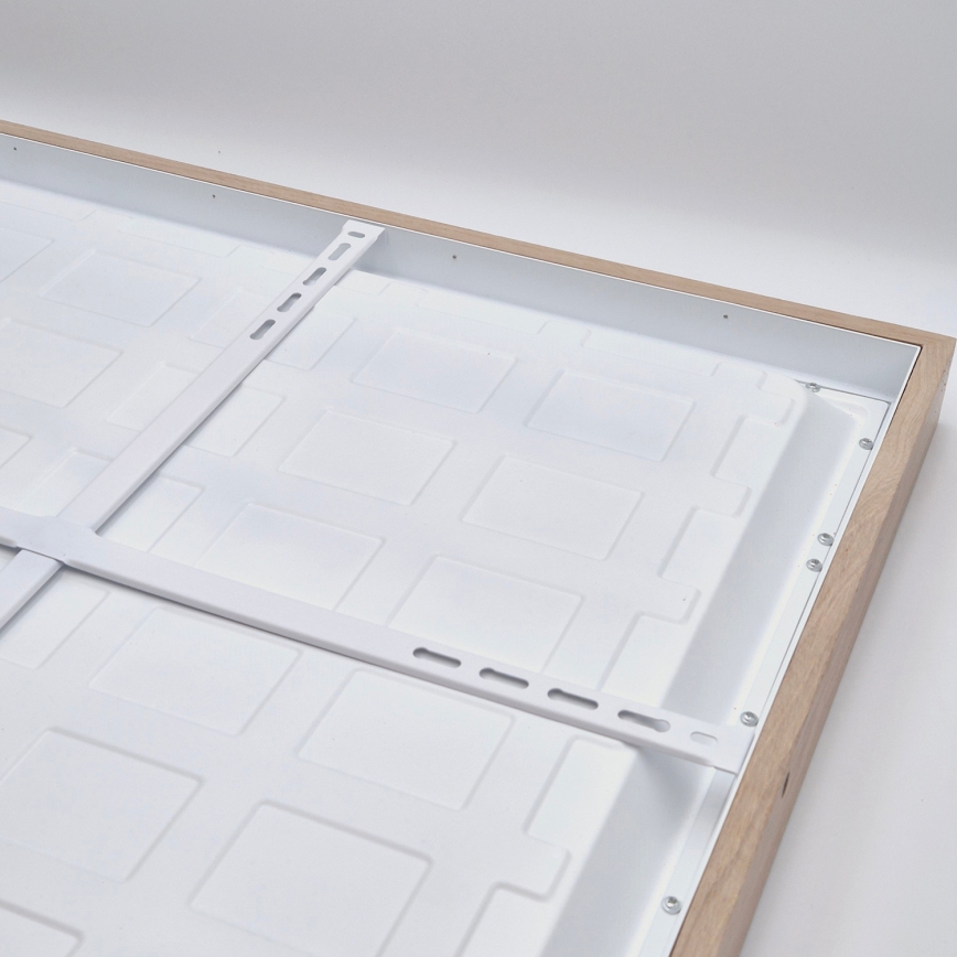 Brilagi - LED-kylpyhuoneen kattovalaisin WOODY FRAME LED/40W/230V 60x60 cm IP44 tammi