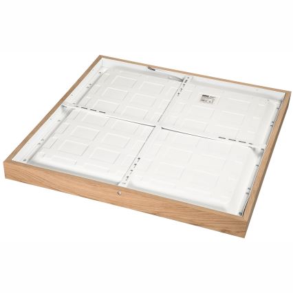 Brilagi - LED-kylpyhuoneen kattovalaisin WOODY FRAME LED/40W/230V 60x60 cm IP44 tammi