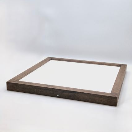 Brilagi - LED-kylpyhuoneen kattovalaisin WOODY FRAME LED/40W/230V 60x60 cm IP44 tammi/pähkinä