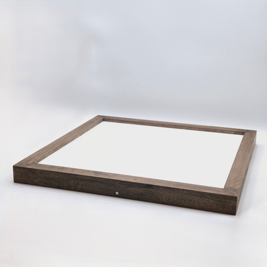 Brilagi - LED-kylpyhuoneen kattovalaisin WOODY FRAME LED/40W/230V 60x60 cm IP44 tammi/pähkinä