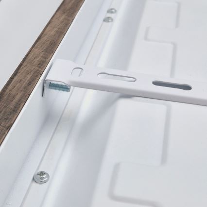 Brilagi - LED-kylpyhuoneen kattovalaisin WOODY FRAME LED/40W/230V 60x60 cm IP44 tammi/pähkinä