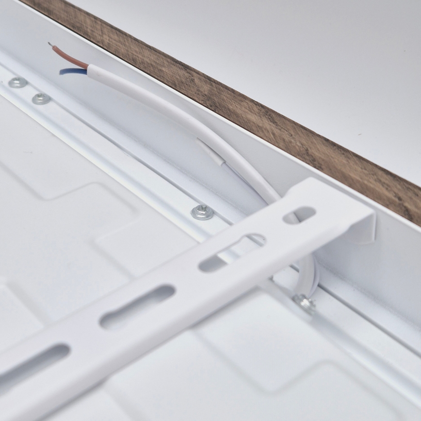 Brilagi - LED-kylpyhuoneen kattovalaisin WOODY FRAME LED/40W/230V 60x60 cm IP44 tammi/pähkinä