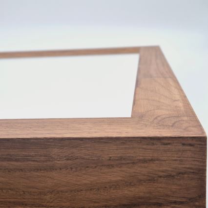 Brilagi - LED-kylpyhuoneen kattovalaisin WOODY FRAME LED/40W/230V 60x60 cm IP44 tammi/kirsikka