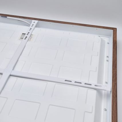 Brilagi - LED-kylpyhuoneen kattovalaisin WOODY FRAME LED/40W/230V 60x60 cm IP44 tammi/kirsikka