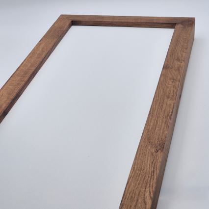 Brilagi - LED-kylpyhuoneen kattovalaisin WOODY FRAME LED/50W/230V 120x30 cm IP44 tammi/kirsikka